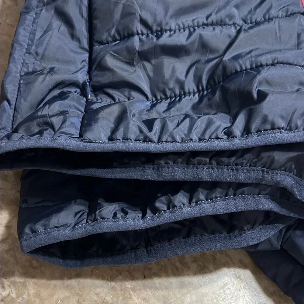Pearly Vine puffer vest ,women Small.Blue,pink straight ribbon,tassel,Maggie May - Picture 4 of 16